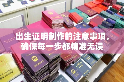 杨陵出生证明制作的注意事项，确保每一步都精准无误