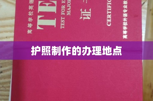 杨陵护照制作的办理地点