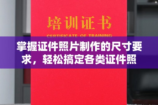 杨陵掌握证件照片制作的尺寸要求，轻松搞定各类证件照