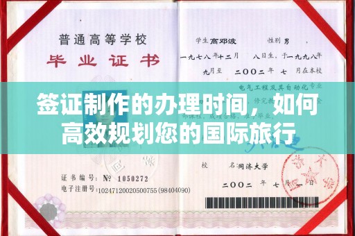 杨陵签证制作的办理时间，如何高效规划您的国际旅行